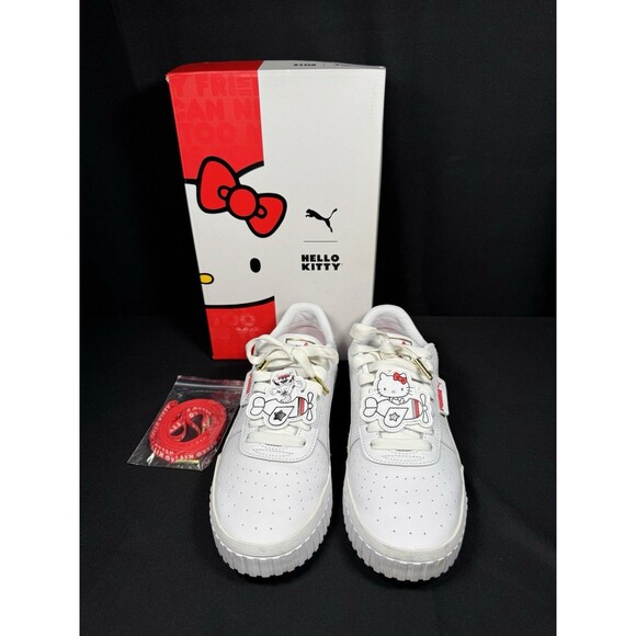 Puma Shoes - PUMA x Hello Kitty Collaboration - Cali White Sneakers - US Women Size 9.5
